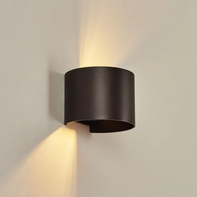 Applique murale Badajoz Brun, 1 lumière