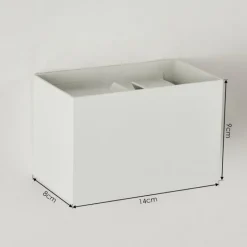 Applique murale Badajoz Blanc, 1 lumière