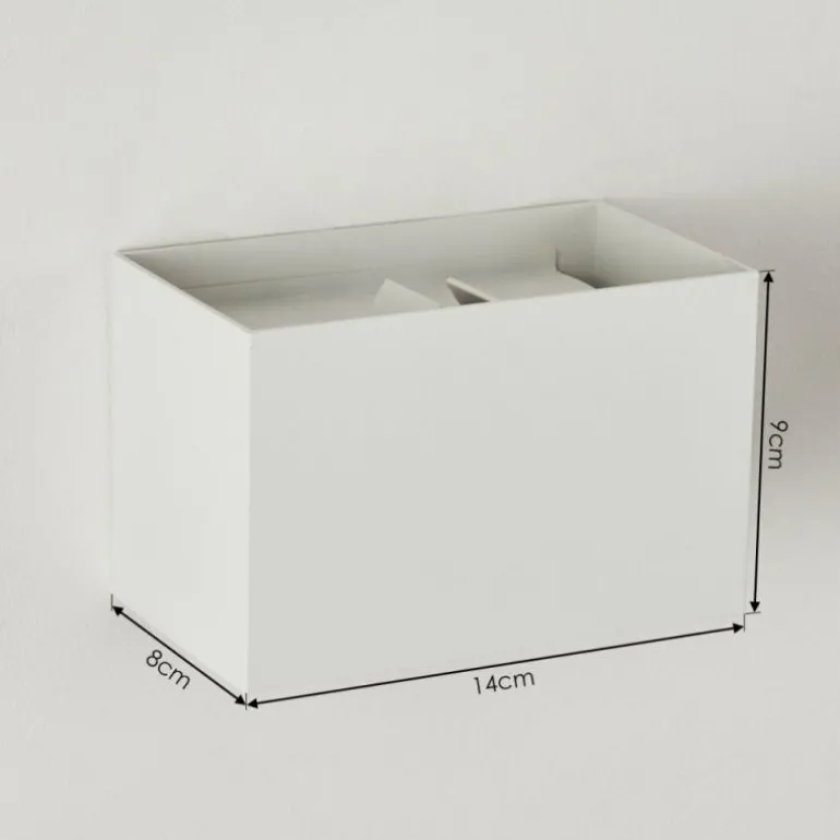 Applique murale Badajoz Blanc, 1 lumière