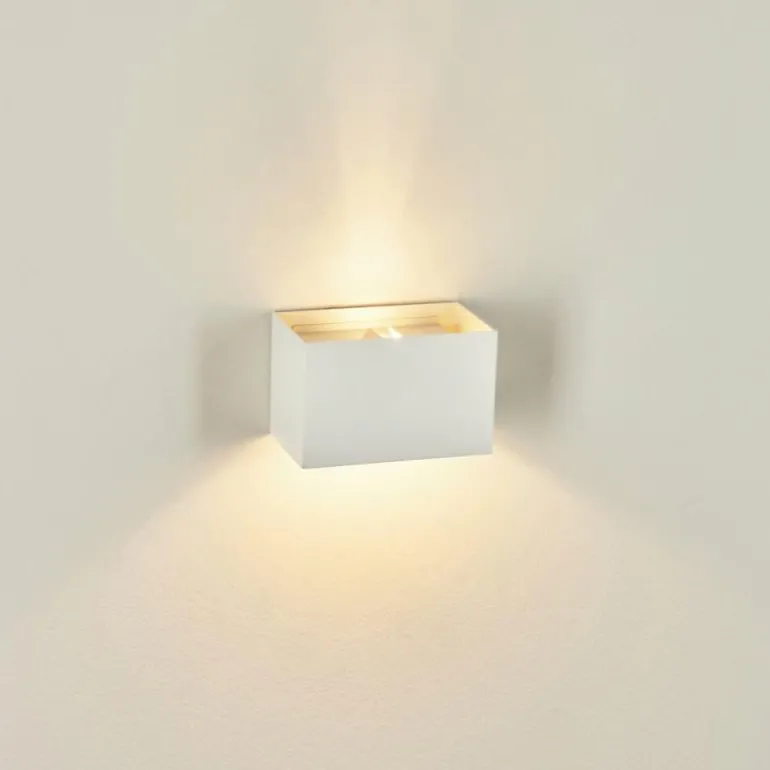 Applique murale Badajoz Blanc, 1 lumière