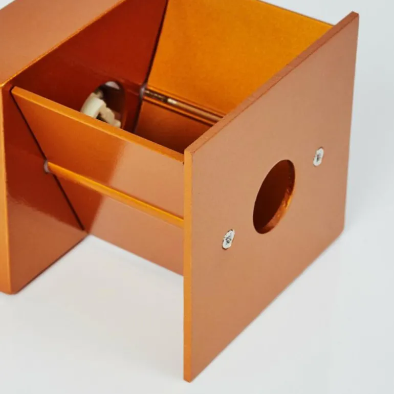 Applique murale Badajoz Cuivre, Noir, 1 lumière