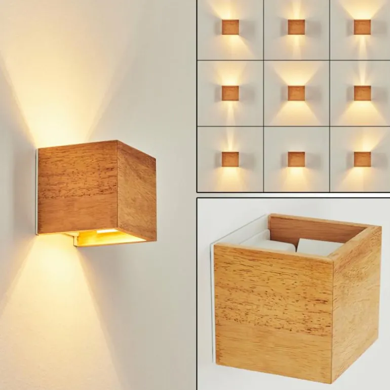 Applique murale Badajoz Écru, Blanc, 1 lumière