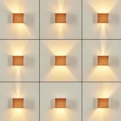 Applique murale Badajoz Écru, Blanc, 1 lumière