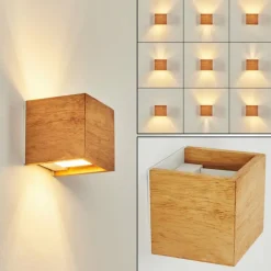 Applique murale Badajoz Écru, Blanc, 1 lumière