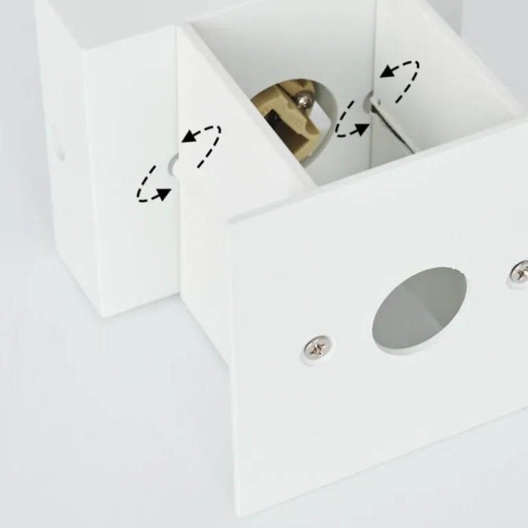 Applique murale Badajoz Écru, Blanc, 1 lumière