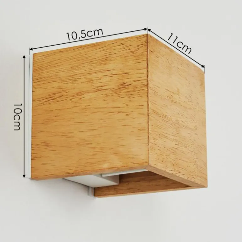 Applique murale Badajoz Écru, Blanc, 1 lumière