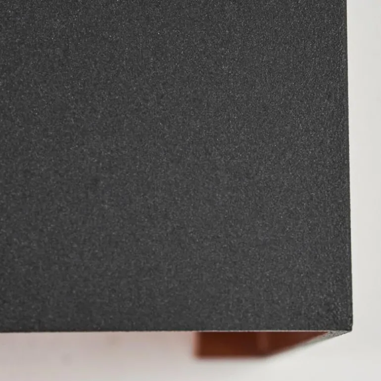 Applique murale Badajoz Cuivre, Noir, 1 lumière