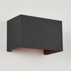 Applique murale Badajoz Cuivre, Noir, 1 lumière