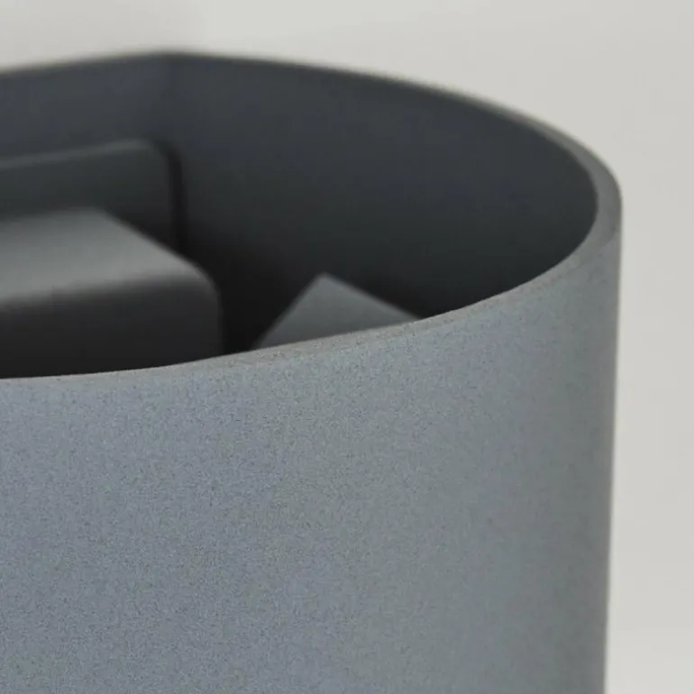 Applique murale Badajoz Gris, 1 lumière