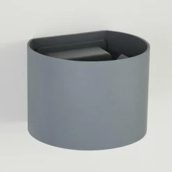 Applique murale Badajoz Gris, 1 lumière