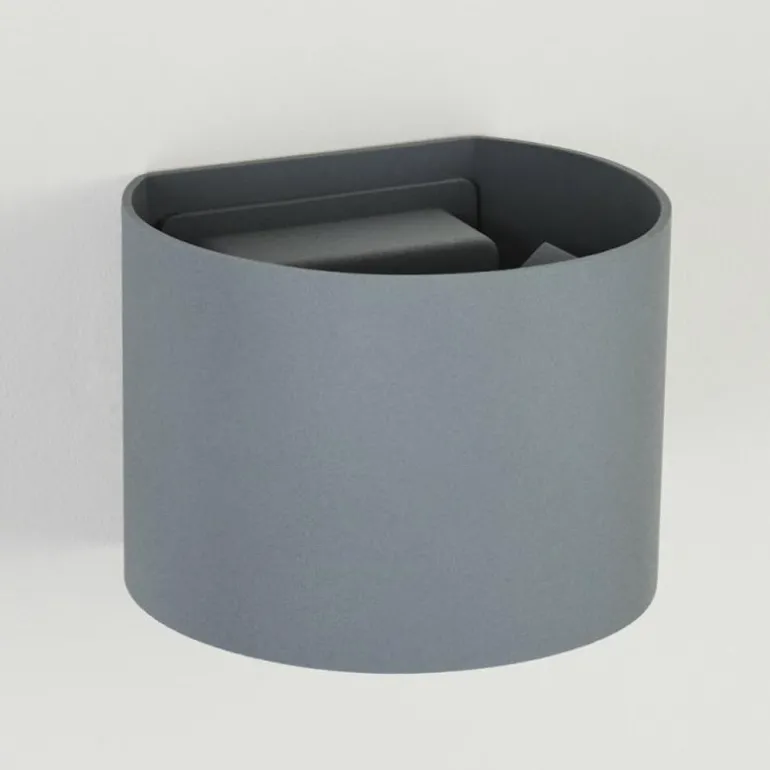 Applique murale Badajoz Gris, 1 lumière