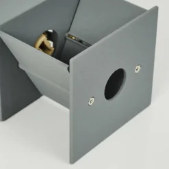 Applique murale Badajoz Gris, 1 lumière