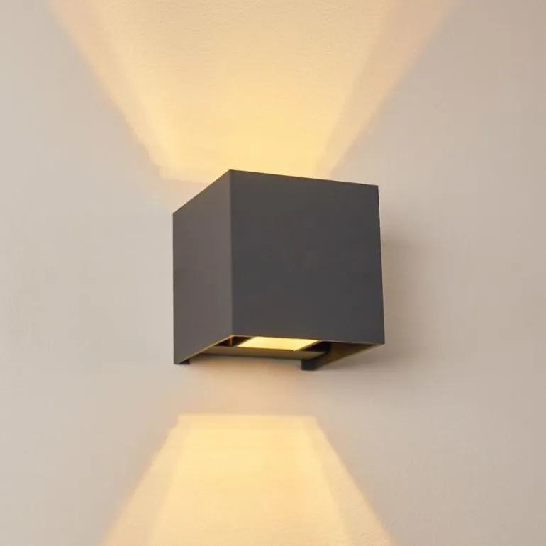 Applique murale Badajoz LED Anthracite, 1 lumière