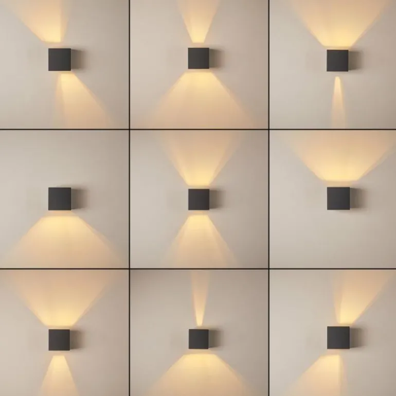 Applique murale Badajoz LED Anthracite, 1 lumière