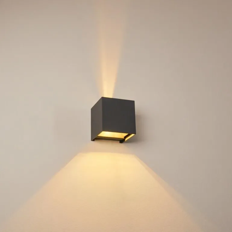 Applique murale Badajoz LED Anthracite, 1 lumière