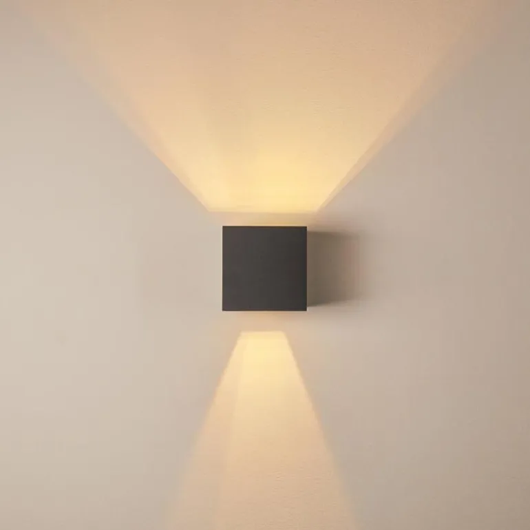 Applique murale Badajoz LED Anthracite, 1 lumière