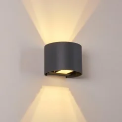 Applique murale Badajoz LED Anthracite, 1 lumière