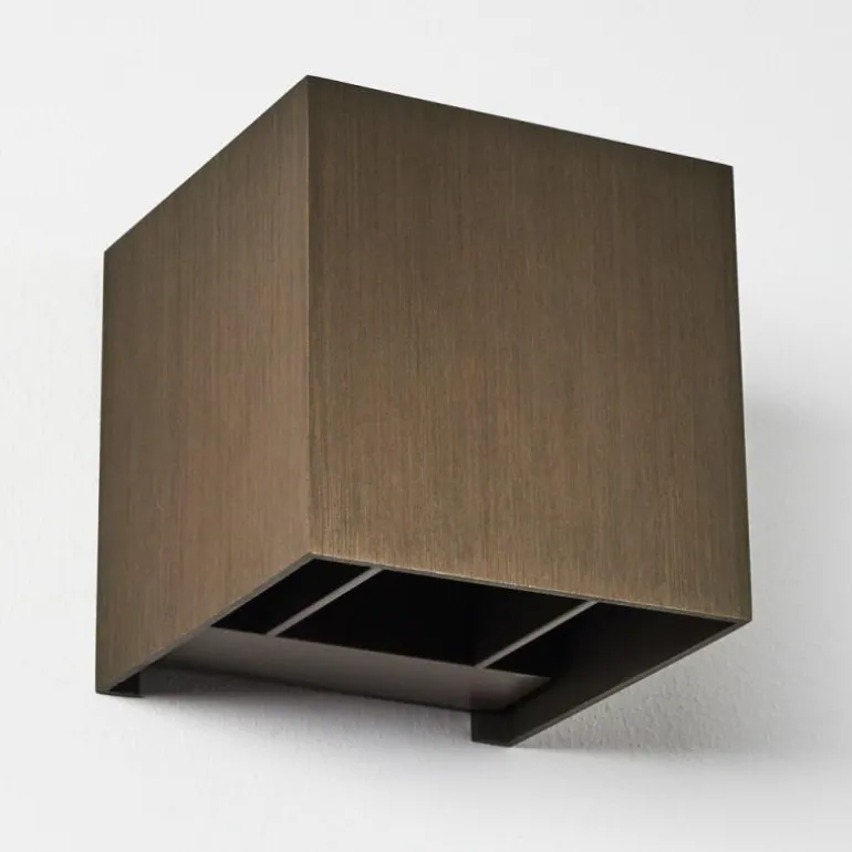 Applique murale Badajoz LED Brun, 1 lumière