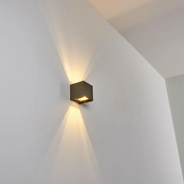 Applique murale Badajoz LED Brun, 1 lumière