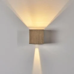 Applique murale Badajoz LED Brun, 1 lumière