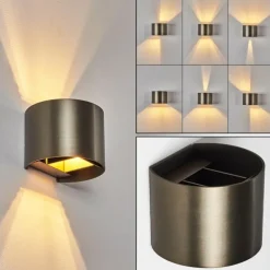 Applique murale Badajoz LED Brun, 1 lumière