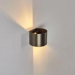 Applique murale Badajoz LED Brun, 1 lumière