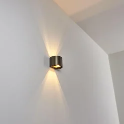 Applique murale Badajoz LED Brun, 1 lumière