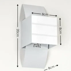 Applique murale Baku Blanc, 1 lumière