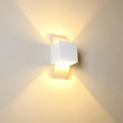 Applique murale Baku Blanc, 1 lumière