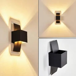 Applique murale Baltimore Noir, 1 lumière