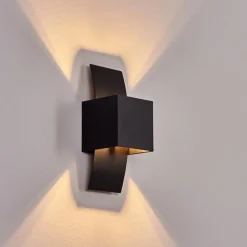 Applique murale Baltimore Noir, 1 lumière