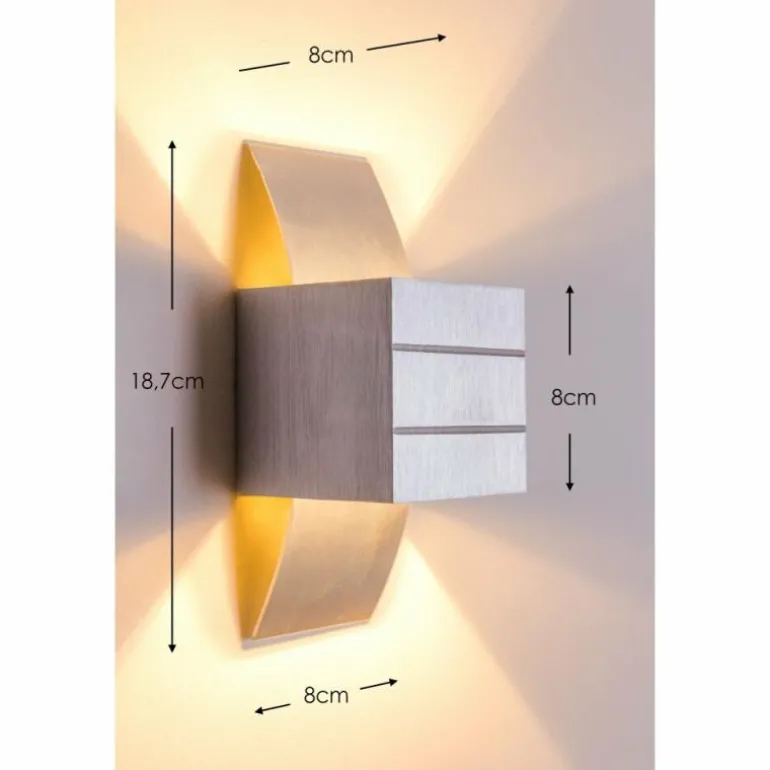 Applique murale Baltimore Aluminium, 1 lumière