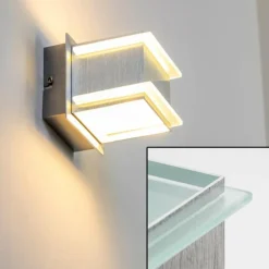 Applique murale Baltimore Aluminium, 1 lumière