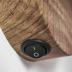 Applique murale Banjul Noir, 1 lumière