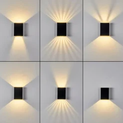 Applique murale Benin LED Noir, 1 lumière