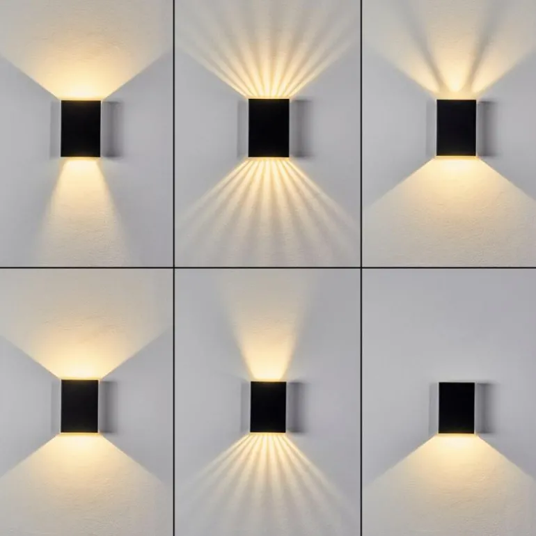 Applique murale Benin LED Noir, 1 lumière