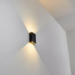 Applique murale Benin LED Noir, 1 lumière