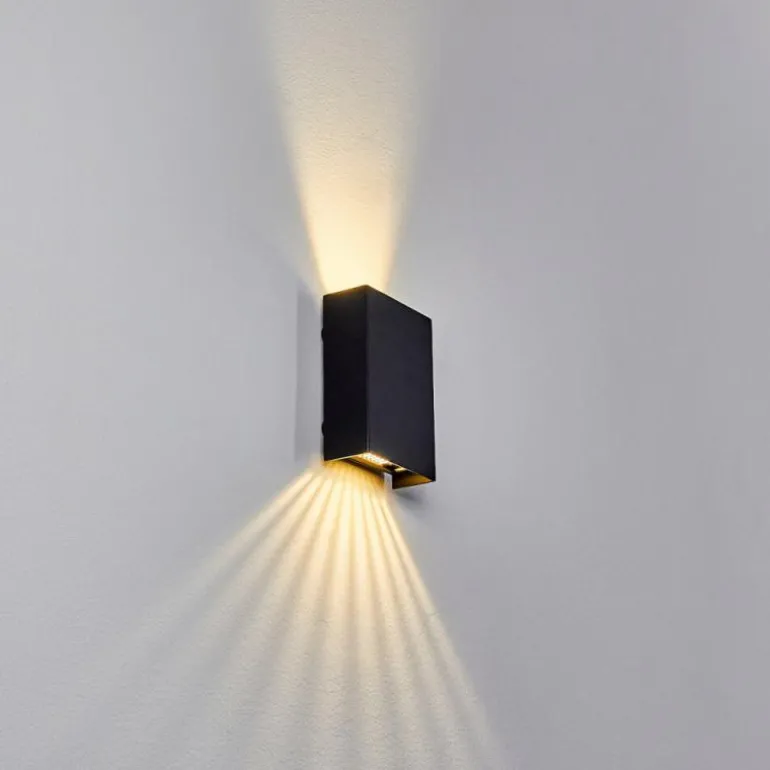 Applique murale Benin LED Noir, 1 lumière