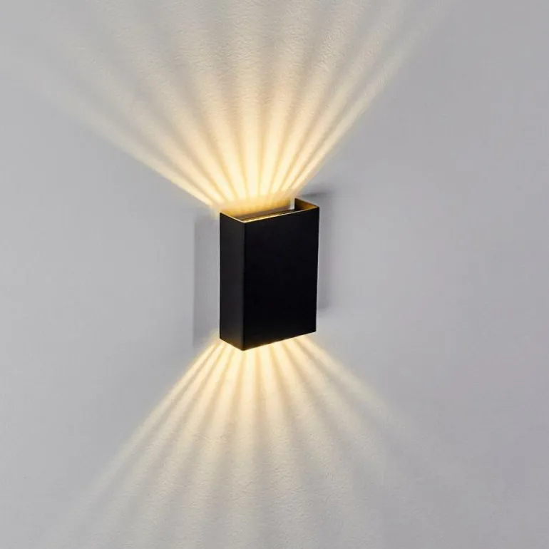 Applique murale Benin LED Noir, 1 lumière