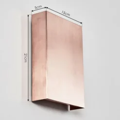 Applique murale Benin LED Cuivre, 2 lumières