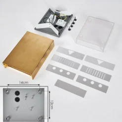 Applique murale Benin LED Laiton, 2 lumières