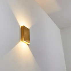 Applique murale Benin LED Laiton, 2 lumières