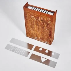 Applique murale Benin LED Rouille, 2 lumières