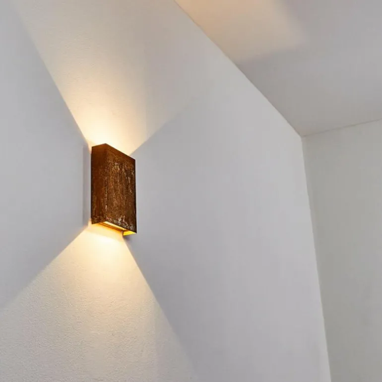 Applique murale Benin LED Rouille, 2 lumières