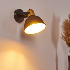 Applique murale Blackburn Noir, 1 lumière