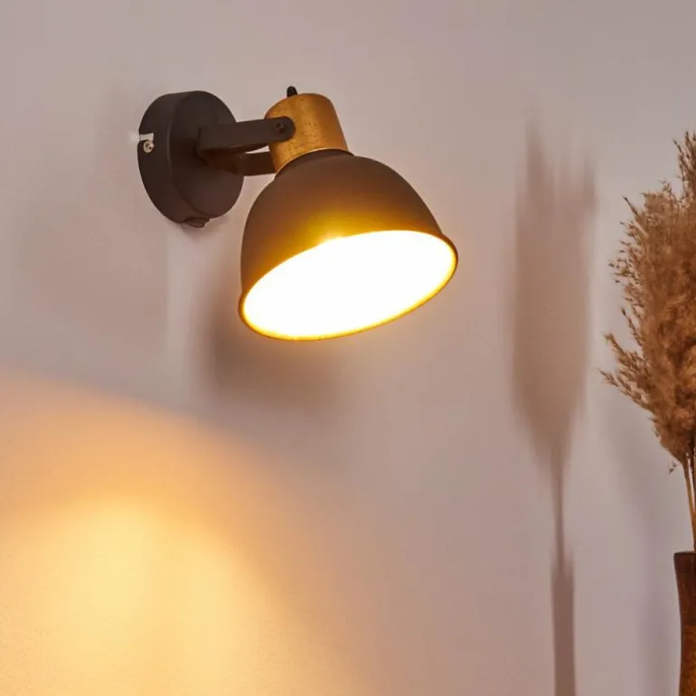 Applique murale Blackburn Noir, 1 lumière