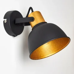 Applique murale Blackburn Noir, 1 lumière