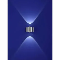 Applique murale B-Leuchten Stream LED Aluminium, 2 lumières