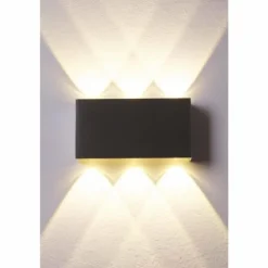 Applique murale Bleuchten Stream LED Aluminium, 6 lumières