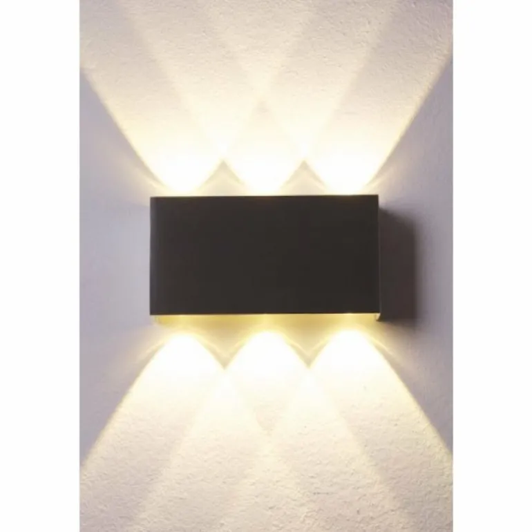 Applique murale Bleuchten Stream LED Aluminium, 6 lumières